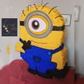 Minion themed/ shaped character empty pinata for kids/ children birthday parties. 