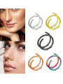 1&5pcs Stainless Steel Double Nose Rings Spiral Hoop Septum Piercing Kit Ear Tragus Earrings Lip Body Fashion Jewelry for Women. 