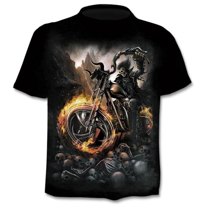 New%20retro%20street%20punk%20motorcycle%20men's%20T-shirt%203D%20shirt%20casual%20fashion%20hip-hop%20horror%20short%20sleeved%20round%20neck%20men's%20clothing%20-%20Image%205