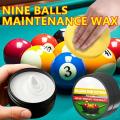 50g Billiard Ball Cleaner Wax, Cleaning & Restoring Polishes Removes Dust Dirt Grime For Pool Balls, Beginners Pro Men Women.