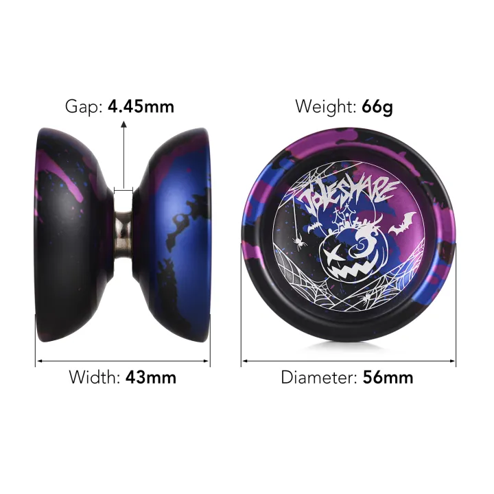 JOLESHARE%20Aluminum%20Yoyo%20Ball%20Christmas%20Professional%20Yoyoball%20Competitive%20Aluminum%20Yoyo%20Ball%20Yoyoball%20%20with%20Strings%20and%20Glove%20-%20Image%202