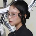 Fashion Style Women's Eyeglasses Oval Shape Blue Light Blocking Women's Frame Glasses Popular Stylish Girls Glass. 