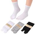 1-5Pair Japanese Style Two Finger Socks Unisex Clog Socks Polyester Toe Separation Socks Kimono Flip Flop Sandal Split Toe Sock.