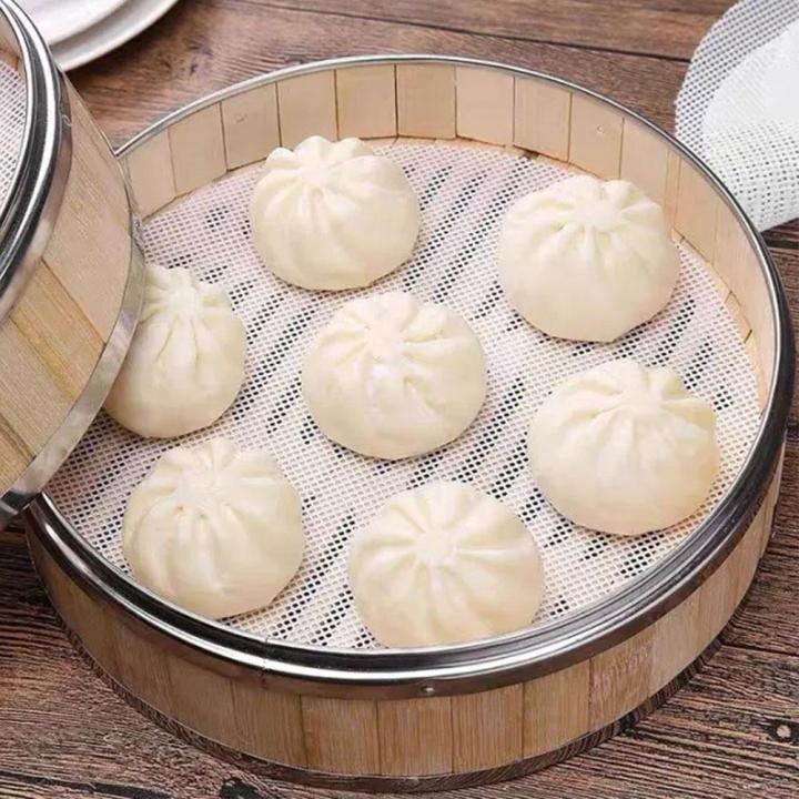 2pcs%20Steamer%20Mat%20Silicone%20Non%20Stick%20Steamer%20Cloth%20Food%20Grade%20Steamed%20Bun%20Mantou%20Mat%20Cage%20Drawer%20Cloth%20High%20Temperature%20Resistant%20-%20Image%206