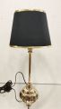Single Metal Table Lamp Golden Color. 