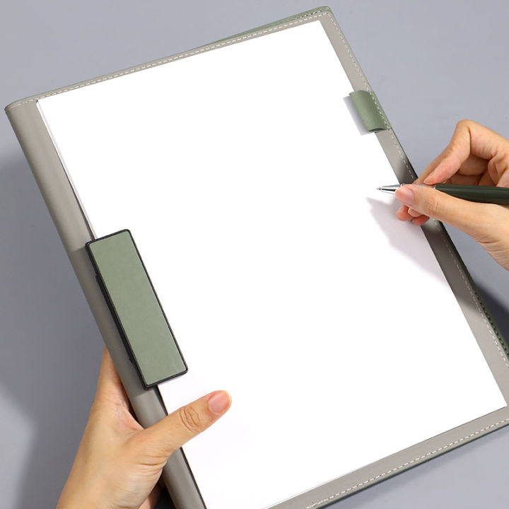 Business%20Contract%20Folder%20with%20Card%20Slots%20And%20Pen%20Holder%20-%20Secure%20Document%20Organizer%20for%20Meetings%20And%20Signings%20-%20Image%205