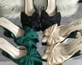 Zara Bow Heels With Brand Box. 
