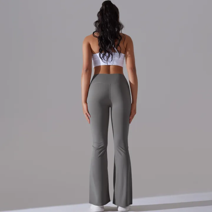 Flare%20Leggings%20Yoga%20Pants%20Women%20Bell%20Bottoms%20Yoga%20Trousers%20High%20Waist%20Gym%20Fitness%20Pants%20Stretch%20Daily%20Dance%20Workout%20Leggings%20-%20Image%203