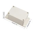 1pcs ABS Plastic Shell 100x68x50mm Waterproof Electronic Project Box Grey DIY Enclosure Instrument Case Electrical Supplies. 