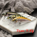 Mini Minnow Bait 7cm 7.5g Sinking Wobblers for Fishing Lure Wobblers Artificial Bait Fake Fish Trout Lures Minnow. 