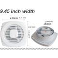 220V 4/6/7inch 110/150/180mm silence Ventilating Strong Exhaust Extractor Fan for Window Wall Bathroom Toilet Kitchen Mounted. 