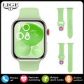 LIGE Three Straps Smartwatch Women 2.01-inch Large Screen Smart Watch Bluetooth Call Heart Rate Health Monitor Men Sport Tracker. 