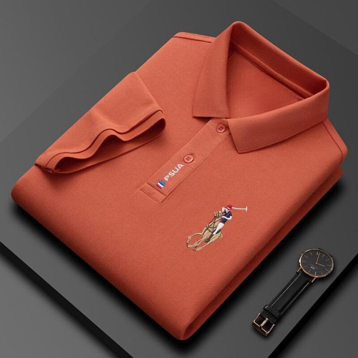 Proman-classic%20Knight%20embroidery%20pattern%20men's%20short%20sleeve%20polo%20shirt%20comfortable%20and%20breathable%20business%20casual%20polo%20shirt%20with%20many%20styles%20to%20choose%20from.%20-%20Image%205