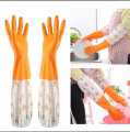 High Quality Multicolour Silicone Kitchen Hand Gloves for Dish Washimg - 1 Pair.