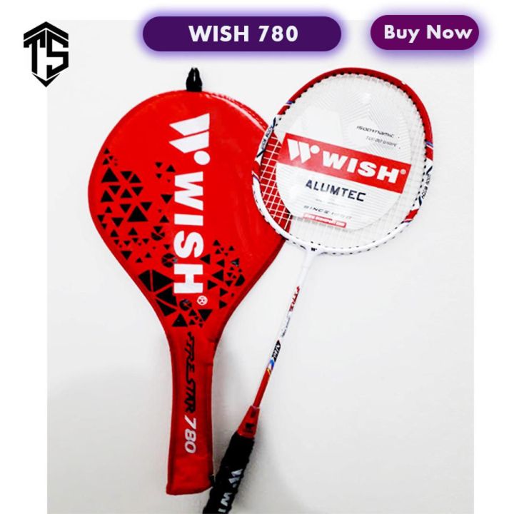 Wish Alumtec 780 Badminton Racket, Red/orange/Green | Daraz.com.bd