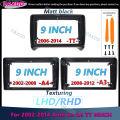 For 2002-2014 AUDI TT A3 A4 9INCH 2 Din Car stereo radio Android frame panel fascia cable video harness adapter decoder canbus. 