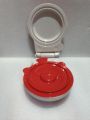 (A). Lakeland Stuffed Burger Press Red color (A). 