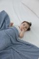 Md0073 🌈   Organic Baby Blanket, Dotting, Microfiber Fabric, Large Size 100X120 Cm. For Babies, Soft and Comfortable. 