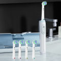 Cross Action Toothbrush Heads Compatible with Oral B Electric Toothbrush, Replacement Brush Head for OralB 1000 100 1500 500 300. 
