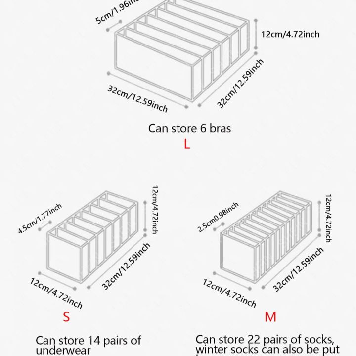 1PC-%20Closet%20Organizer%20for%20Socks%20Home%20Separated%20Underwear%20Storage%20Box%207/9/11%20Grids%20Jeans%20Bra%20Organizer%20Foldable%20Drawer%20Organizer%20-%20Image%206