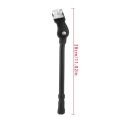 Bike Kick Stand Cycle Adjustable Alloy Foot Heavy Duty Prop Bicycle Mountains Sports Black Silver. 