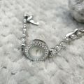 (L). Sekonda Elegance Women's Swarovski Set Bracelet Watch - 4115 ( 3 Rhinestone missing). 