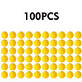 Yellow PU Bullet Nerf Rival Refill Darts Toy Gun Round Bullets Toy Gun Ball Dart for Nerf Rival Apollo Zeus Gun 25/50/100pcs. 