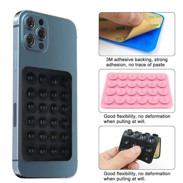 Mobile%20Back%20Suction%20Mat%20Sticky%20Pad%20%E2%80%93%20Silicone%20Strong%20Grip%20Phone%20Holder%20Patch%20%7C%20Reusable%20Suction%20Cup%20Mount%20for%20Wall,%20Mirror%20&%20Glass%20Surface%20-%20Image%205