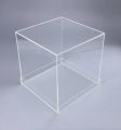 Acrylic Cake box transparent gift box 8x8x8. 
