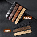 Genuine Cowhide Leather Strap for   Watch 7 6 5 4 Soft Breathable Retro Wristband for  18mm 20mm 22mm Bracelet. 