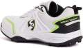 SG Scorer 5.0 Rubber Spikes Cricket Shoes Size No 08 SG Cricket Shoes Cricket Shoes For Men (White) Believe. Become. 