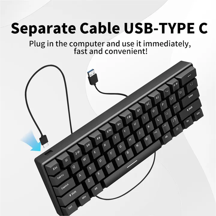 ZSUS%20Z61-B%20USB%20Gaming%20Mechanical%20Mini%20Keyboard%20Red%20Switch%20RGB%20Backlit%2061%20Keys%20Wired%20Feel%20for%20Game/Office%20-%20Image%204
