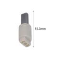 2x Toilet Lid Damper Buffer Mounting Connector CW Ccw Toilet Lid Components for Bathroom Washing Machine Toilet Seat Repair.