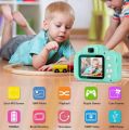 Mini Digital Camera, Selfie Video Camera Toy Camera, 40MP, Environmental Material, for Boys Girls (Green). 