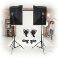 Godox Tl-5 5in1 Bulb Head Multi-holder Tricolor Light Stand Softbox 60 60cm for Clear High Definition Recording.