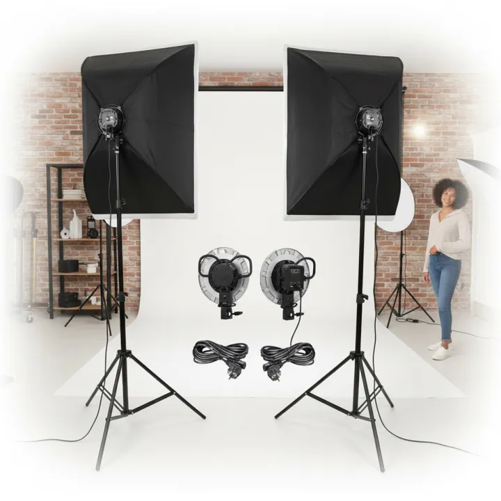 Godox%20Tl-5%205in1%20Bulb%20Head%20Multi-holder%20Tricolor%20Light%20Stand%20Softbox%2060%2060cm%20for%20Clear%20High%20Definition%20Recording%20-%20Image%203