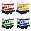 MOC Block Train Track package City Train rail transport cars can be connected. 