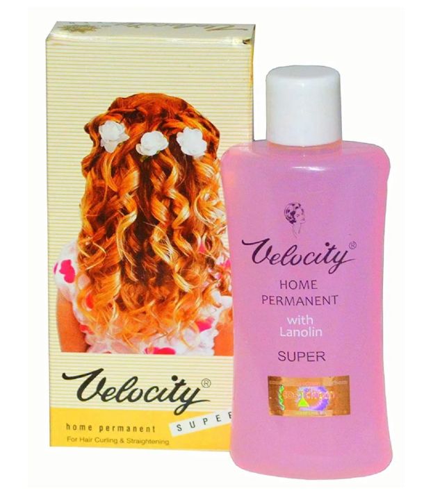 1 Pcs Velocity Home Permanent - For Hair Curling and Straightening Lotion- 100ml