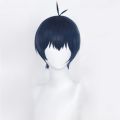 Anime Isagi Yoichi Cosplay Wig 28cm Black/Blue Cosplay Wigs Heat Resistant Yoichi Isagi Wigs Halloween Party Wigs.