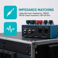 MOSKYAUDIO Bright Flame Multi Guitar Amp Simulator Pedal, Professional Stereo Cabinet Sim Box with Preamp DI Function Pedalboard. 