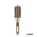 Professional 1PC 4  Size Gold Round Hair Comb Hairdressing Curling Hair Brushes Barrel Comb For Blow Dry Salon Styling Tools. 