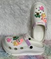 New Premium EVA Thick-Sole Comfort Lightweight Soft Cushion Slip-On Shoes Clogs Sandals with Cute Decorative Charms. 