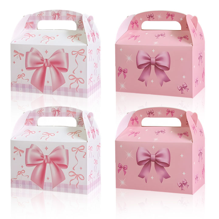 12/24pcs%20Pink%20Bow%20Kraft%20Paper%20%20Box%20Handheld%20Kids%20Packaging%20Cake%20Candy%20Biscuits%20Storage%20Baking%20Birthday%20Party%20Favor%20-%20Image%206