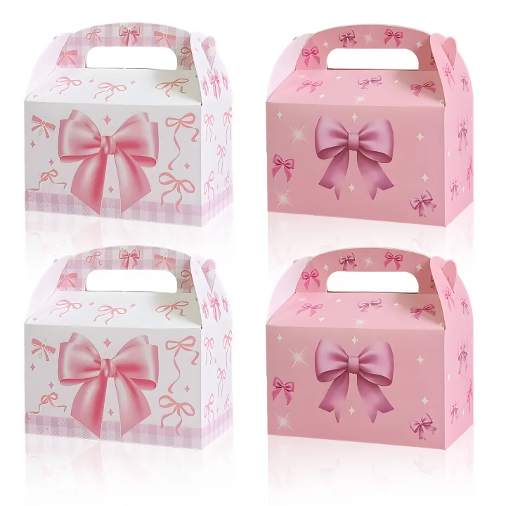 12/24pcs%20Pink%20Bow%20Kraft%20Paper%20%20Box%20Handheld%20Kids%20Packaging%20Cake%20Candy%20Biscuits%20Storage%20Baking%20Birthday%20Party%20Favor%20-%20Image%206