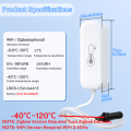 Tuya Zigbee WiFi Temperature Humidity Sensor with External Probe Thermometer Hygrometer Compatible with SmartLife Yandex Alexa. 