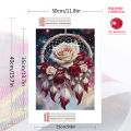 Evershine Diamond Embroidery Flower Picture Of Rhinestones Full Square Mosaic Dream Catcher Painting Drill Wall Art. 