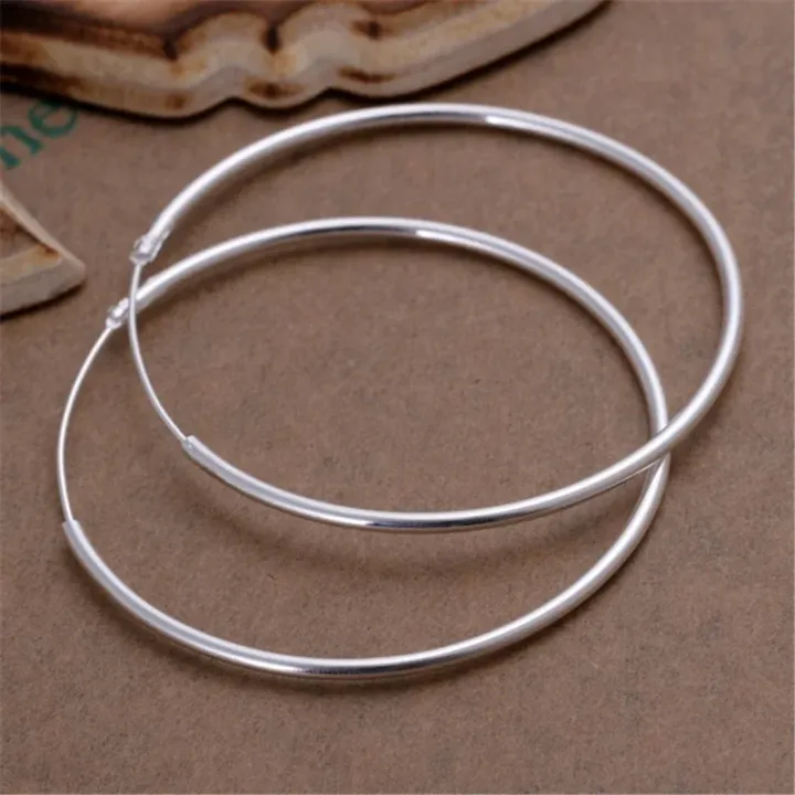 Round%20Circle%2050/60mm%20Hoop%20Earrings%20Silver%20Color%20For%20Woman%20Wedding%20Engagement%20Party%20Fashion%20Charm%20Jewelry%20%20-%20Image%206
