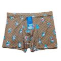 4 Pis China Ice Silk Print Underwear Boxer For Men - Soft Cool Slim Fit Breathable Stretch Material Best quality Well Design Brief For Boys - 4 Pis China Ice Silk Boxer Set.