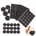 Self Adhesive Anti Slip Furniture Leg Mat Pads - Hardwood Floor Protector Mat Anti Scratch Felt Pads - Anti Noisy Bumper Chair Fittings Floor Protector.