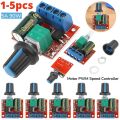 1-5pcs 5A 90W PWM DC Motor Speed Controller Module Voltage Regulator Adjustable Drive Module LED Dimmer Power Controller. 